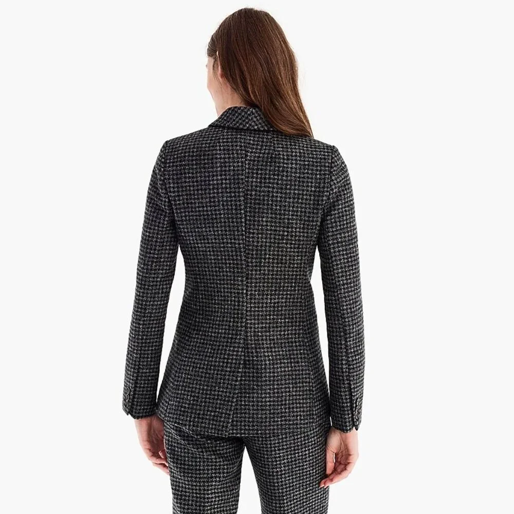 J. Crew Parke Wool Blazer in Houndstooth - NWT sz 6